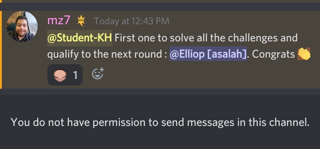 Elliop_Sh's tweet photo. First one to qualify 💪
I would love to thank @mza7aa for organization such an amazing event. https://t.co/e1cSwdqh9c