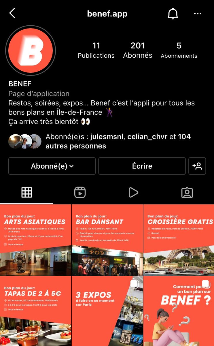 BENEF - C’est disponible tweet media