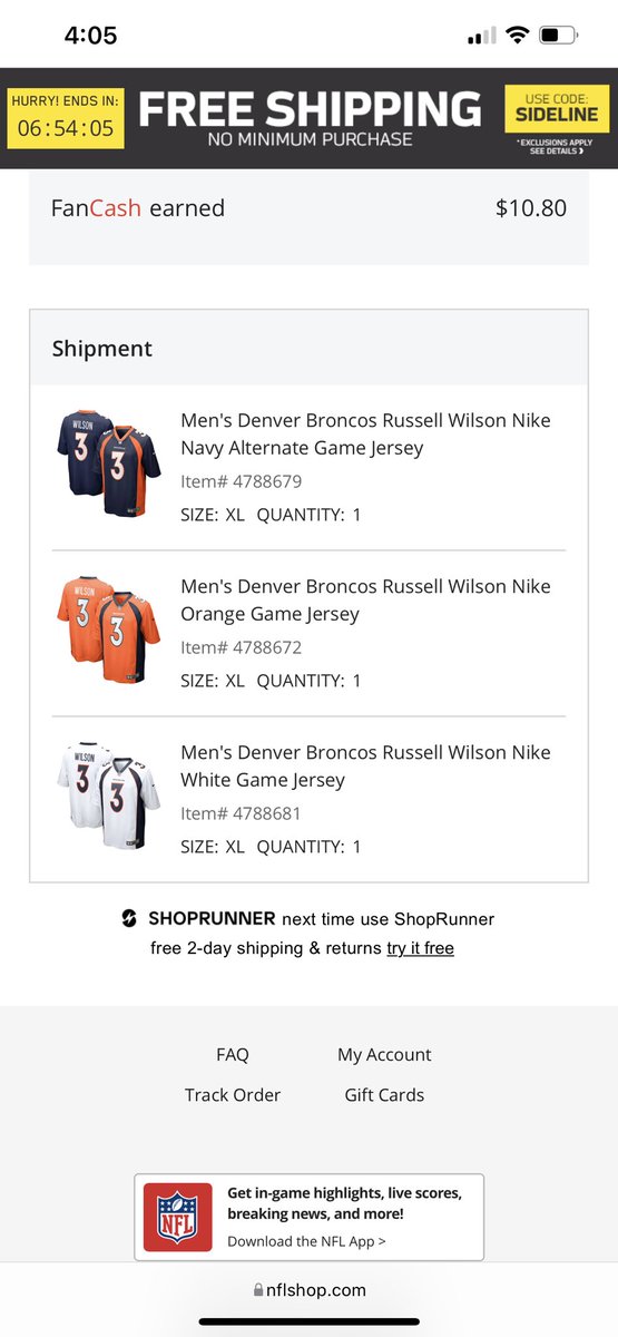 qpratt45's tweet photo. Got my @DangeRussWilson gear! Let’s go!! https://t.co/Jva8NfLW92