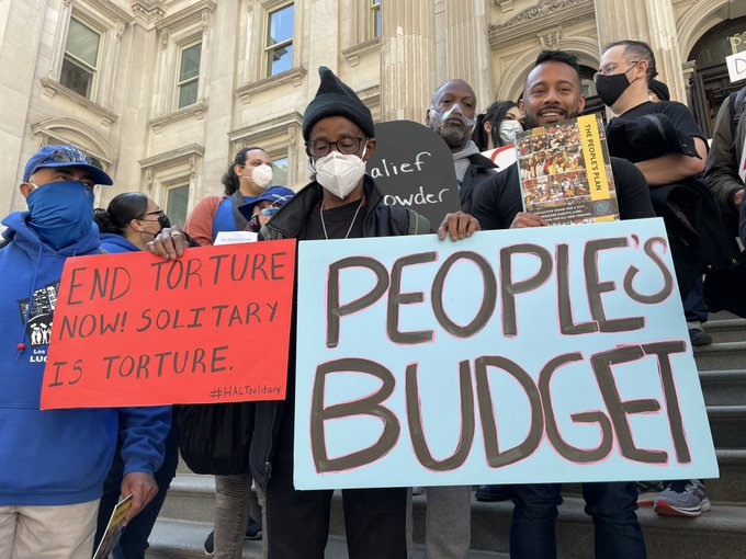 Incarcerated Nation Network,Inc - 2 pic. the FY23 proposed budget fails students, tenants, workers, straphangers, & all of us. We need care, not austerity & criminalization, to ensure a #JustRecovery. Read @PeoplesPlanNYC's Budget Response signed by 100+ orgs & electeds: https://t.co/l9U5g9yA9K @NYCMayor https://t.co/aDCUkB7qln