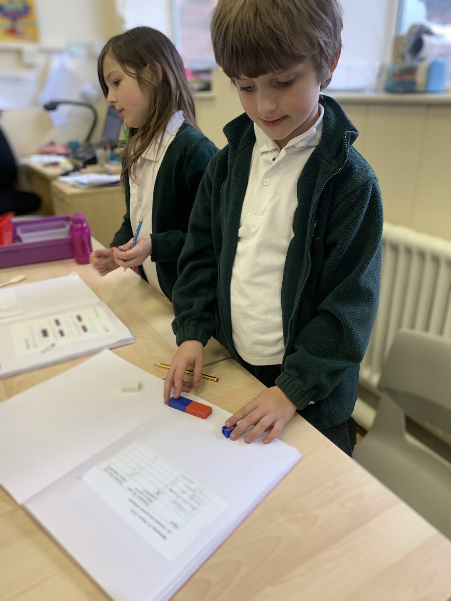 As Scientists, Falcon class predicted whether several materials were magnetic. They then tested the materials and presented their results.