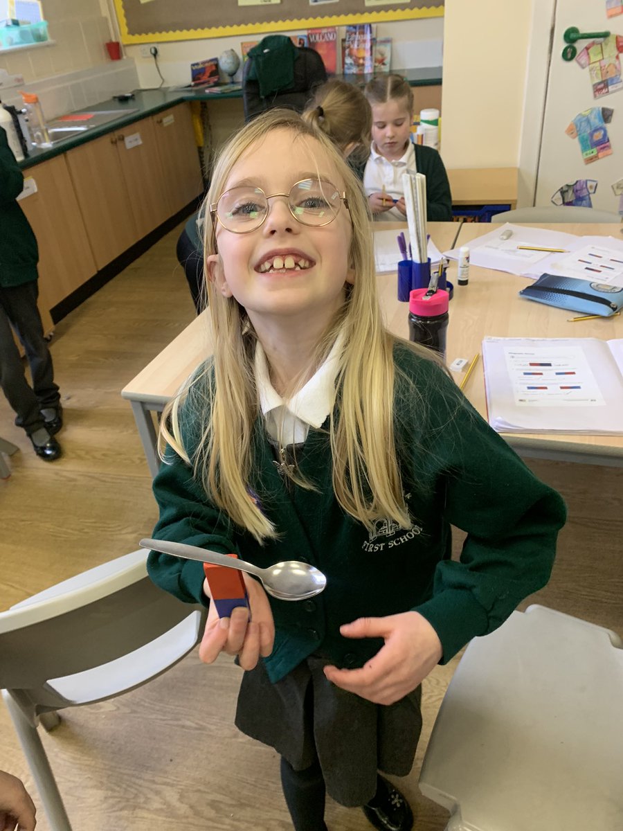 CFS_Falcons's tweet photo. As Scientists, Falcon class predicted whether several materials were magnetic. They then tested the materials and presented their results. https://t.co/J9SxzO9Hl5