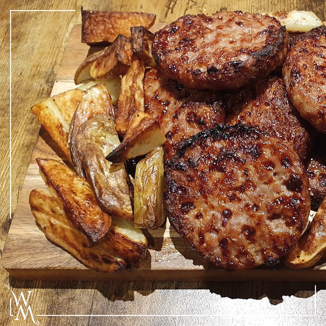 Wicks Manor (@wicksmanorfarm) on Twitter photo Who doesn’t love a burger? Max from West Mersea cooked up a storm with our pork & apple burgers and homemade salt & pepper potato wedges. With Summer approaching, we’re excited to see more of your creations. Remember you can always DM us! 
#WicksManor #Farm #Food #Pork #Burger Who doesn’t love a burger? Max from West Mersea cooked up a storm with our pork & apple burgers and homemade salt & pepper potato wedges. With Summer approaching, we’re excited to see more of your creations. Remember you can always DM us! 
#WicksManor #Farm #Food #Pork #Burger