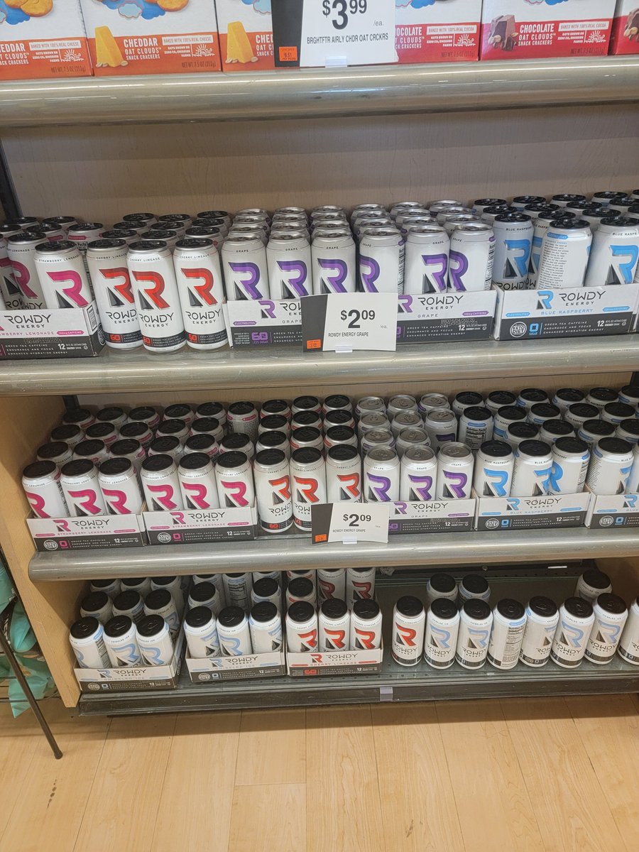 Broncos1984's tweet photo. First time of seen Rowdy Energy in a local grocery store where I live!! @KyleBusch @rowdyenergy https://t.co/nRxajbX7Bp