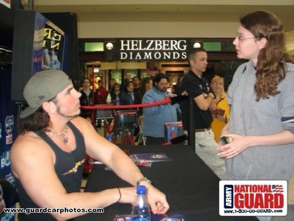 superwhomom's tweet photo. More #WaybackWednesday pics a thread: 
Meeting @MATTHARDYBRAND 2 times (2005 &amp; 2007) https://t.co/V9rm5yLzz8