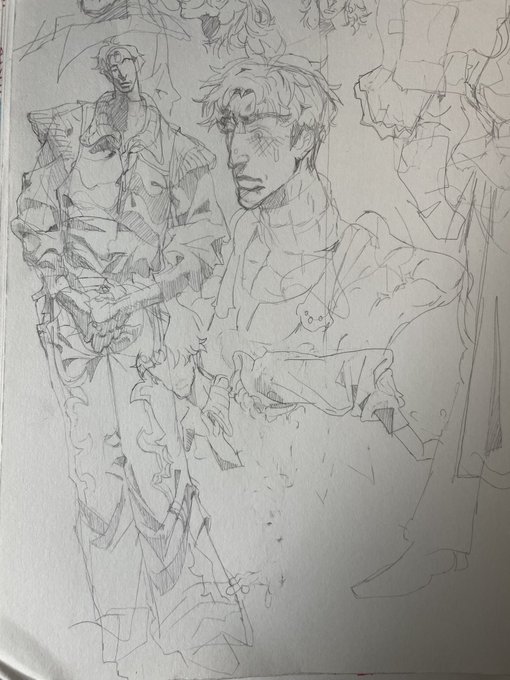 Was thinking of scanning and uploading my old/current sketchbooks. Lol consider this an interest check , lmk! 🫰🏾 