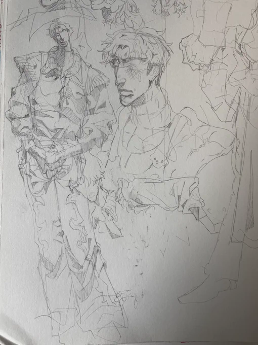Was thinking of scanning and uploading my old/current sketchbooks. Lol consider this an interest check , lmk! 🫰🏾 