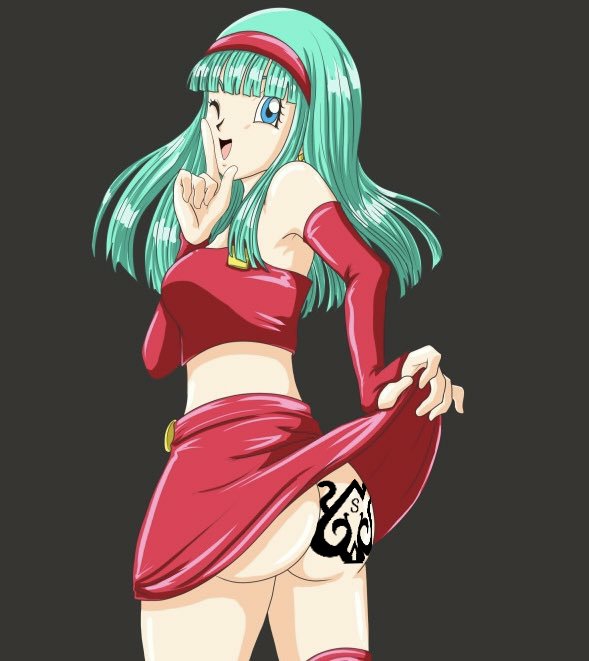 " I know some people, they gave me this after all " 

*Raises my skirt*