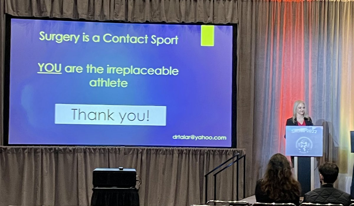 changtangMD's tweet image. Thank you @DrTbootyMD for bringing attention to the importance of self care and ergonomics. We are #irreplaceable #thrivingnotsurviving #sages2022 @SAGES_Updates @TaylorRiall