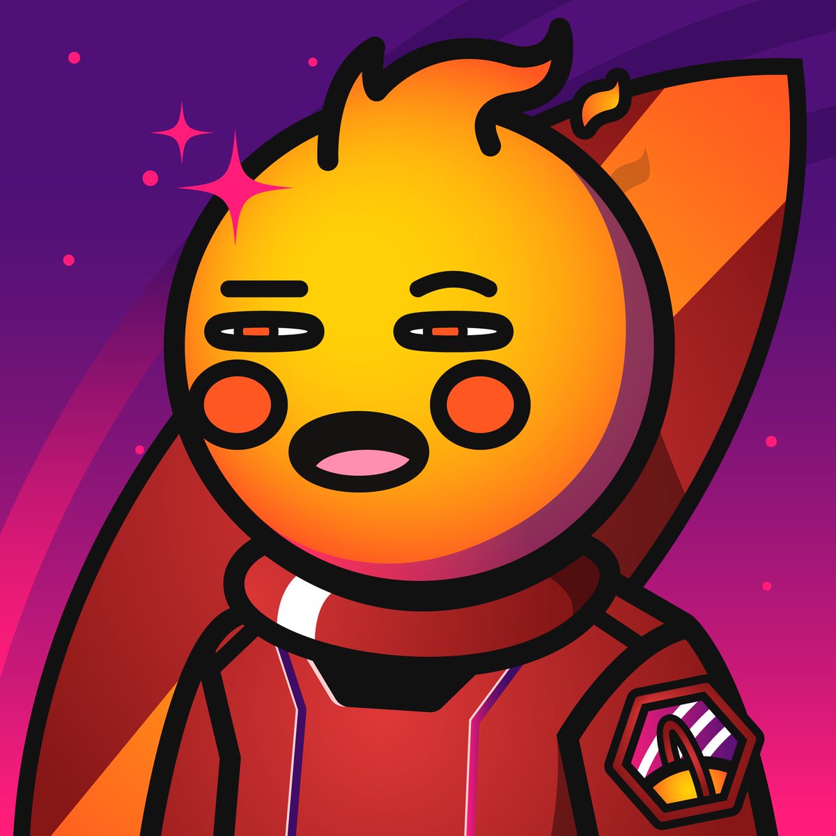 1/1 Solar Flare 🔥

Representation of the sun itself, taking the form of an Ancient.  This fiery space dynamo is deeply honored among the Riders.  The Solar Flare can tour all climates and wavelengths, making them the lead rover of the Ancients ☀