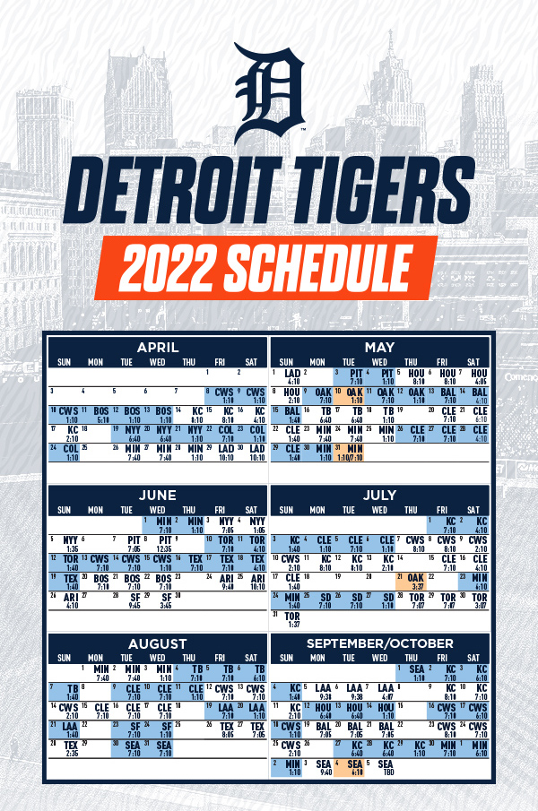 printable detroit tigers schedule