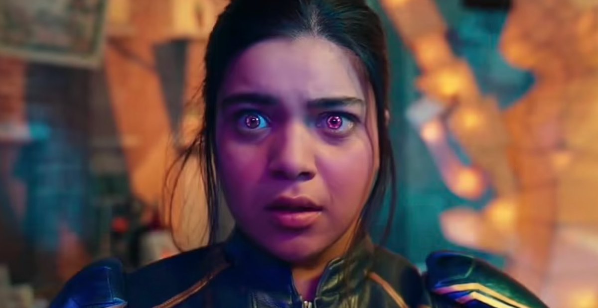 SYED_PR's tweet photo. Marvel’s first Muslim superhero: Meet newcomer Iman Vellani, who stars as Ms. Marvel for the Disney+ series @BRITISHMMAG
@disneyplus
https://t.co/FlNwyVo4Il https://t.co/McfYA1KYwM