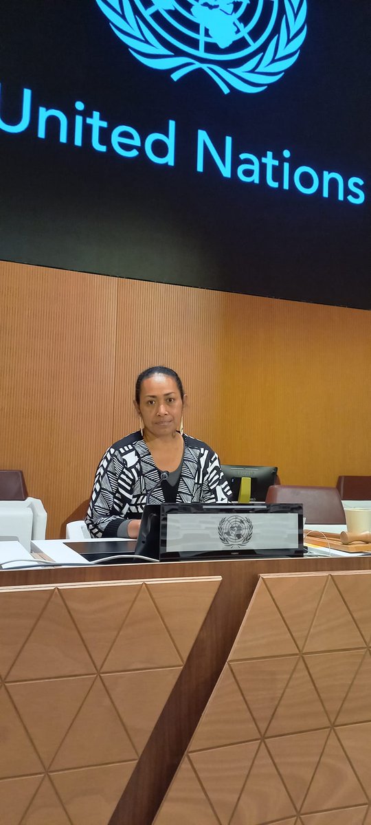 PDFSEC's tweet photo. "More still needs to be done to make data accessible for persons with disabilities. We need to address barriers to participation in data collection." Laisa Vereti (PDF's Director Operations) said to the 49th Session of the UN Human Rights Council. #disabilityinclsuion https://t.co/JbfnjnyQht