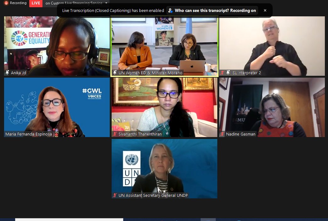 ARROW_Women's tweet photo. 'Often we quote that we don’t live single issue lives, this is opportunity for us to demonstrate this & adopt intersectional approach to women’s rights within GEF framework.' - @SivananthiT @ #GenEquality High level Dialogue #CSW66 @UN_Women @UNFPA @UN @UNESCAP @INBreakthrough https://t.co/7NFfF9T2FK
