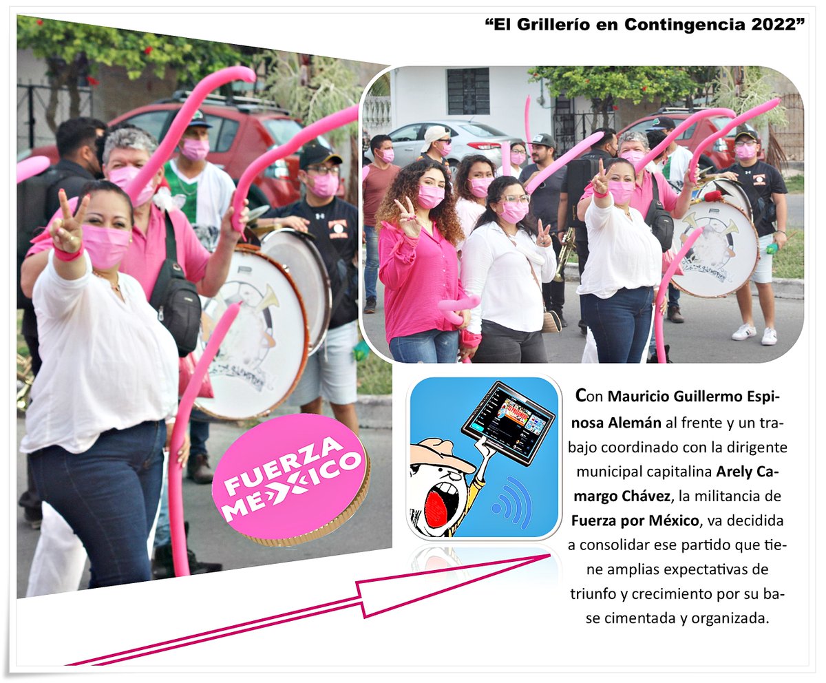 * ¡<a href="/FXMQuintanaRoo/">Fuerza X México Q.Roo</a> llegó para quedarse!
Ostentándose como la tercera fuerza política en la caribeña entidad, el partido “rosa” consolidará su presencia en el presente proceso…
<a href="/gerislas/">Gerardo Islas</a> 
<a href="/lopezobrador_/">Andrés Manuel</a> 
<a href="/JulianRicalde/">Julián Ricalde</a> 

Reportaje completo:  facebook.com/photo/?fbid=10…