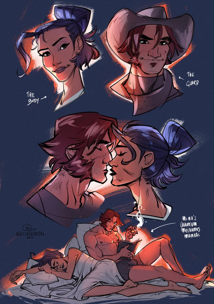 🔹Think of the unpopular ship: ✔️
🔹Draw the unpopular ship: ✔️
🔹Post the unpopular ship: ✔️
🔹Start anew:  

#minaliao #colecassidy #overwatch #fanart #art