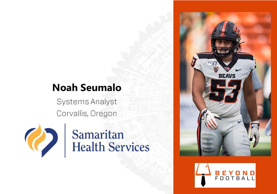 KickingBeav13's tweet photo. 🚨🚨 I’m excited that Noah will be starting a career that aligned with his Computer Science degree. Working for a great company in @SamHealth right at home! @BeaverFootball #GoBeavs #osubf https://t.co/xH52rN63zv