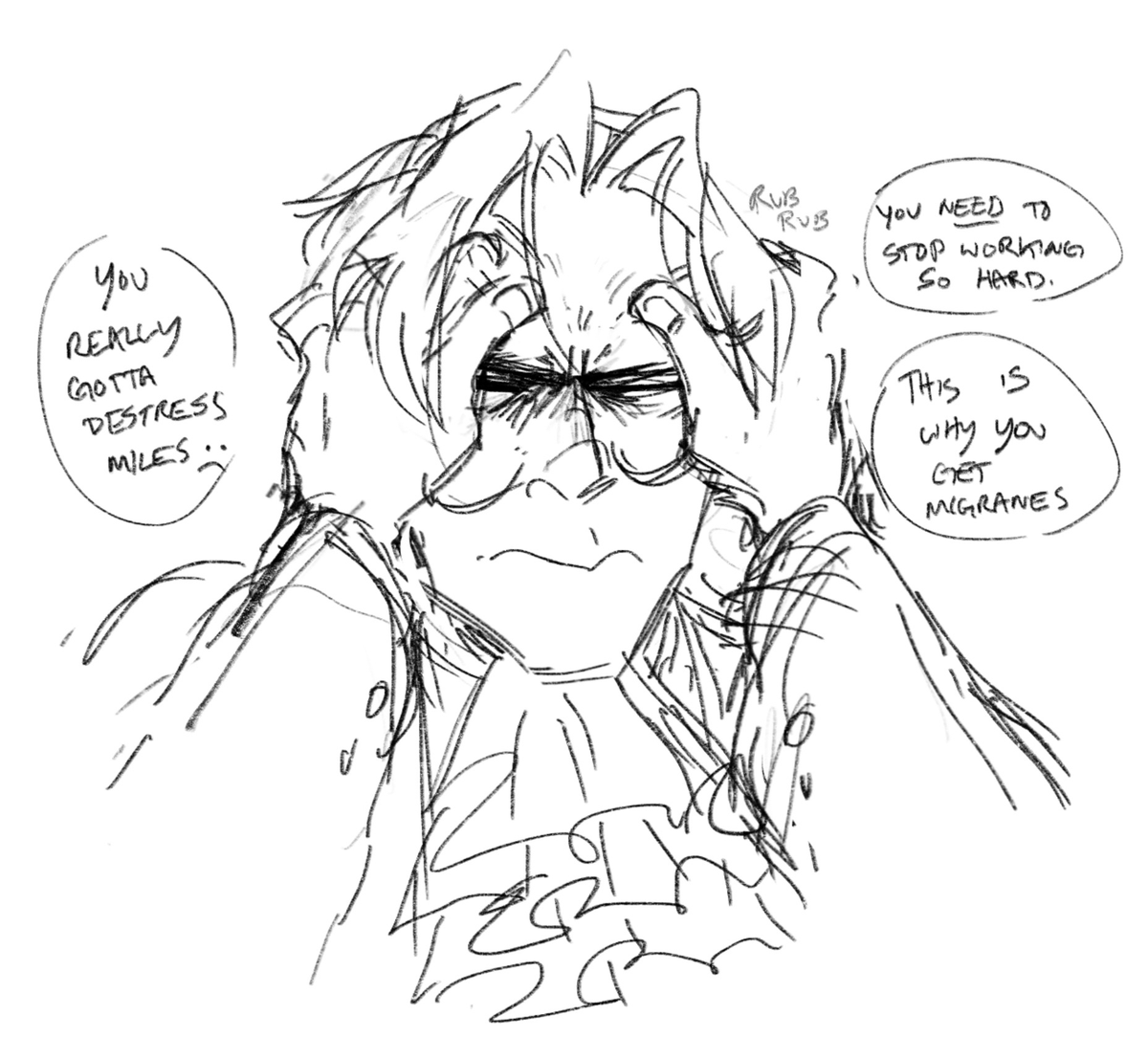 cw // mention of past suicide attempt
nrmts that i doodled for jay last night bc I was possessed by a need to draw them again