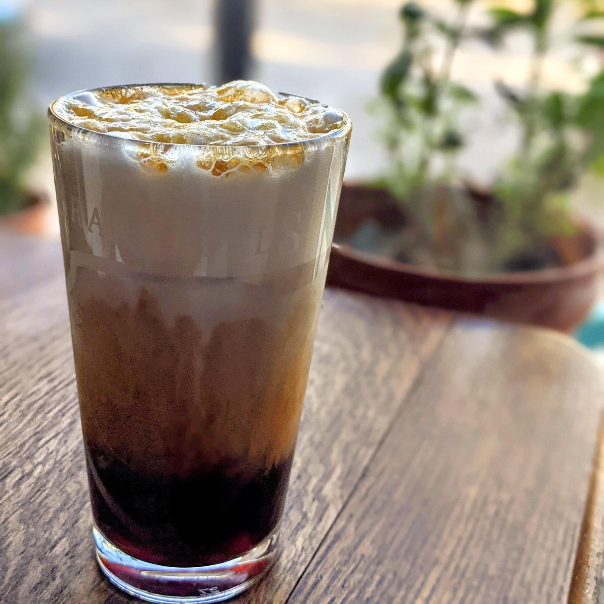 The weather demands a beautiful photo of my favorite unique treat at the shop--the Ollie iced Ladyhawke. Coffee, caramel, cinnamon and the cold froth foam of the #ladyhawke that can be added on to ANY iced latte. Yuuummmm. You've gotta try one.