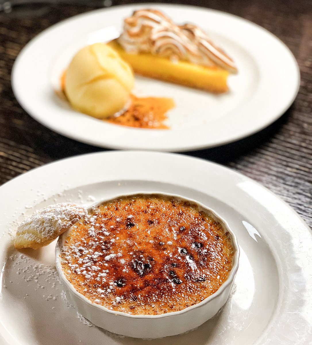 Happiness is.... breaking the top of Creme Brûlée 🤗🥄