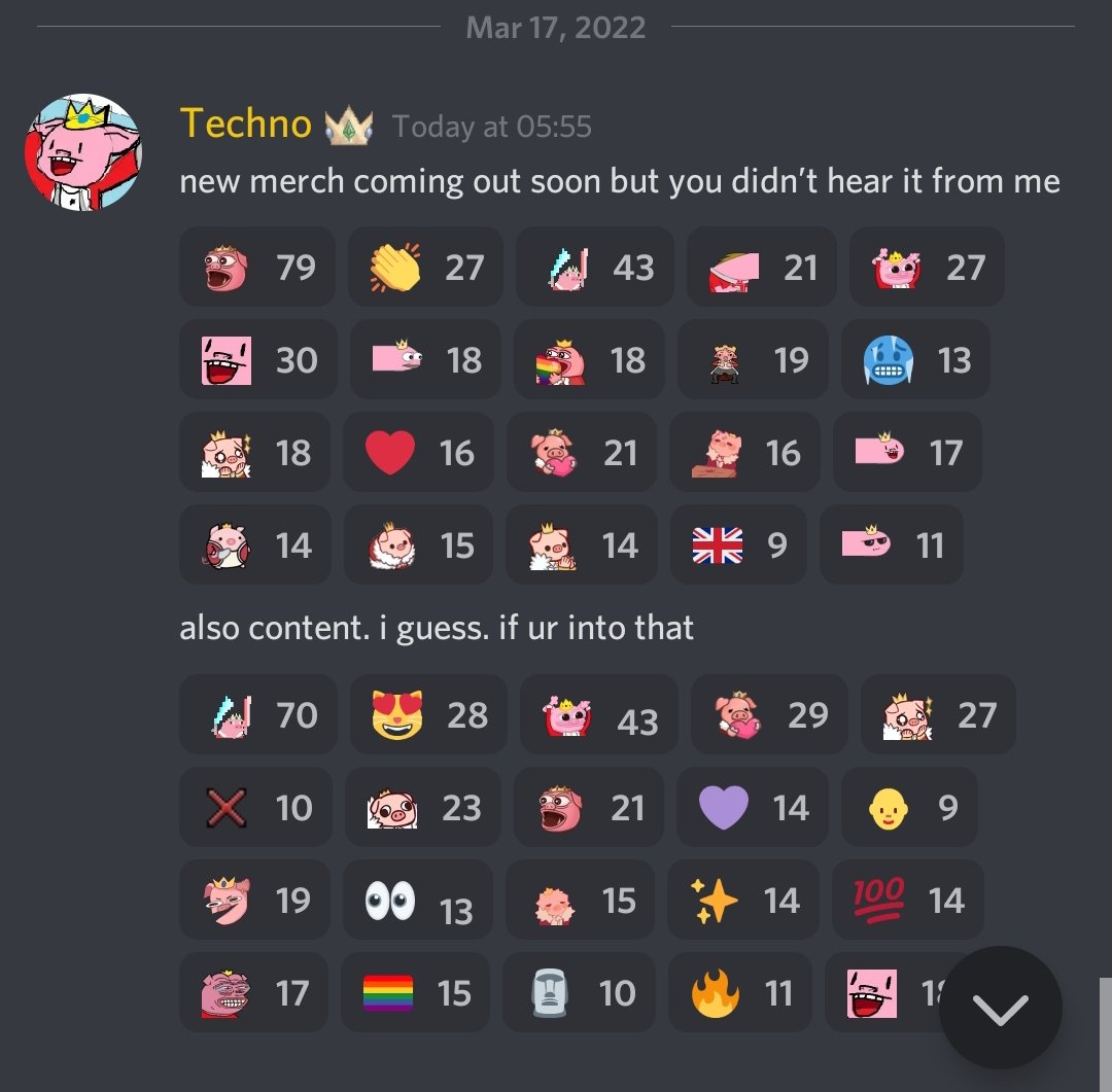 technoupdatess's tweet image. Techno on his discord server! :D