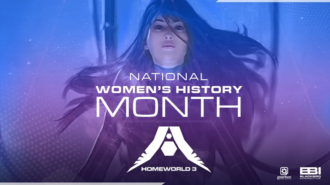 HomeworldGame's tweet image. From Chief Science Officer Rachel S'Jet in #DesertsofKharak to Executive Officer Joanna Naabal in @homeworldmobile. Women have always led the charge in the #Homeworld series!! 👩‍🔬👩‍🚀

Celebrate #WomensHistoryMonth with us by commenting your favorite female Homeworld character!