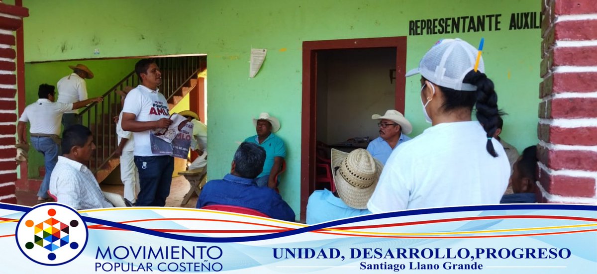 MovimientoPopCo's tweet photo. La suma de los esfuerzos para que la democracia continúe, en movimiento para la ratificación de mandato, desde el municipio indígena de San Juan Colorado.
#AMLOVa.
#10AbrilRatificacióndeMandsto
#MovimientoPopularCosteño https://t.co/MqiIXmACQB