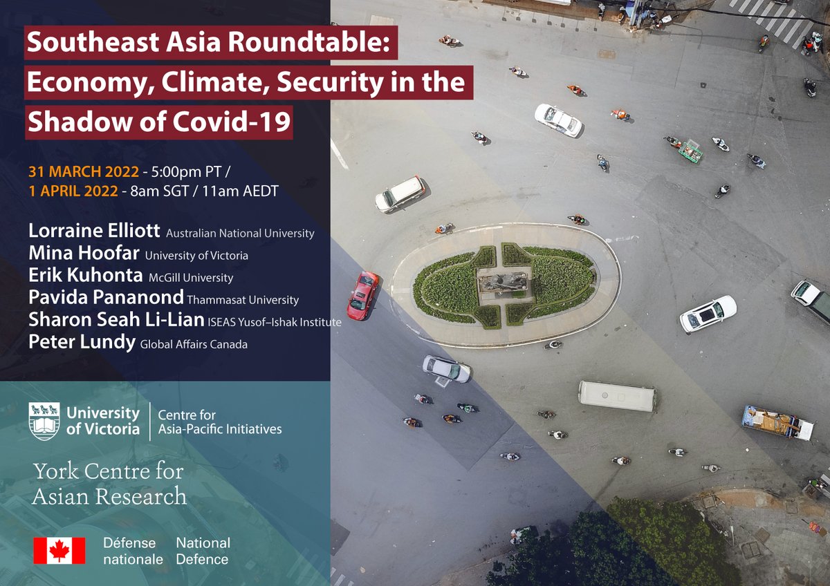 UVic Centre for Asia-Pacific Initiatives (@capiuvic) on Twitter photo In our 14th SE Asia virtual roundtable, our interdisciplinary panel addresses the region's big questions in uncertain times, feat speakers via <a href="/ANUBellSchool/">ANUBellSchool</a>, <a href="/UVicECS/">UVic Engineering and Computer Science</a>, <a href="/McGillPoliSci/">McGill Poli Sci</a>, <a href="/tu_tbs/">Thammasat Business School</a>, <a href="/ISEAS/">ISEAS - Yusof Ishak Institute</a> + <a href="/CanadaFP/">Foreign Policy CAN</a>; Chairs: <a href="/PhilCalvert2/">Phil Calvert</a> + <a href="/vvramraj/">Victor V Ramraj</a>: bit.ly/3COjrnu In our 14th SE Asia virtual roundtable, our interdisciplinary panel addresses the region's big questions in uncertain times, feat speakers via <a href="/ANUBellSchool/">ANUBellSchool</a>, <a href="/UVicECS/">UVic Engineering and Computer Science</a>, <a href="/McGillPoliSci/">McGill Poli Sci</a>, <a href="/tu_tbs/">Thammasat Business School</a>, <a href="/ISEAS/">ISEAS - Yusof Ishak Institute</a> + <a href="/CanadaFP/">Foreign Policy CAN</a>; Chairs: <a href="/PhilCalvert2/">Phil Calvert</a> + <a href="/vvramraj/">Victor V Ramraj</a>: bit.ly/3COjrnu