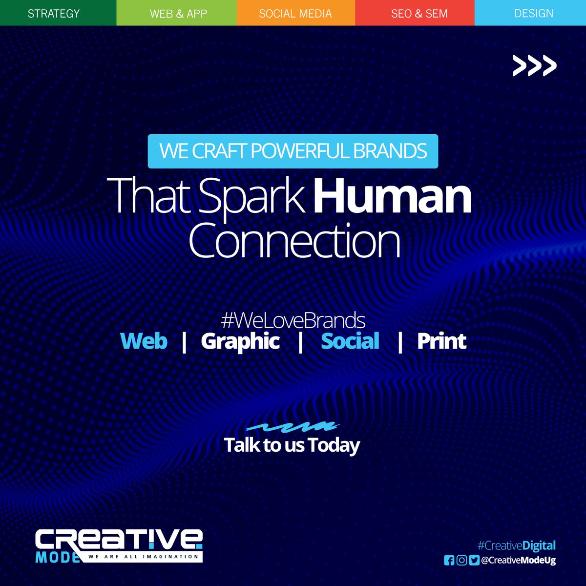 creativemodeug's tweet photo. We create powerful brands that spark human connection.
Let's grow your brand together.
π Call us | 0773 022 164 / 754 959 192
π© Chat on WhatApp | https://t.co/aCNRKGFPqm
π§ Email on | info@creativemode.co.ug
#CreativeDigital
#CMLWorks https://t.co/JceggT0G6T