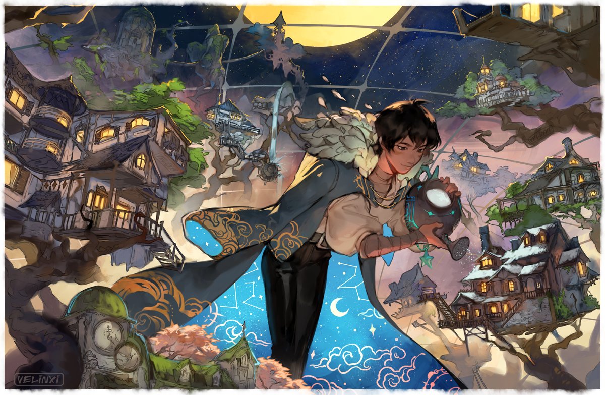 Velinxi's tweet photo. Hello, new followers! If you like my art, perhaps you might be interested in my webcomic too. If supernatural boys meeting and accidentally becoming wanted fugitives together are your thing.

🌟https://t.co/7hxwsVotU6 https://t.co/otgyOFzQ7B