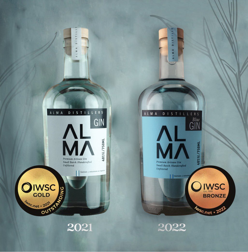 gin_alma's tweet photo. A la medalla de Oro Sobresaliente otorgada a nuestro Alma Gin por The International Wine & Spirits Competition (@theiwsc) en Londres, les contamos que hoy sumamos otra Alegría.
Ahora nuestro Blue Gin también ha sido galardonado por el IWSC, alcanzando una medalla de Bronce. https://t.co/QjSlrO37uA