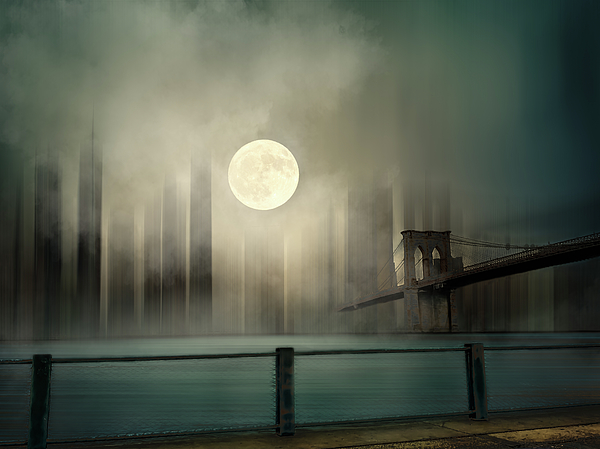 SherRoseArt's tweet photo. New artwork for sale! - "New York Moon" - https://t.co/LM9mTthpG1 @fineartamerica https://t.co/OFDGiPgVcJ