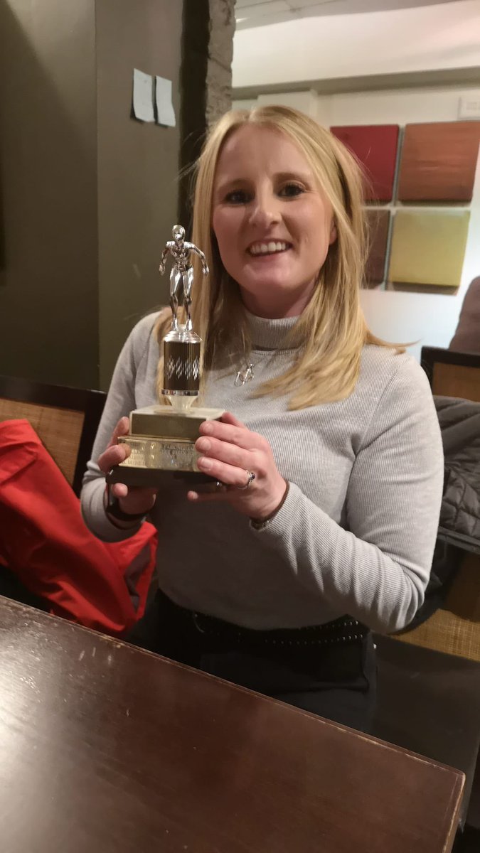 RCPercy92's tweet image. Tonight I won the ‘Ann Eves’ trophy for contribution to the club.  
As chair of Huddersfield @BSACdivers  , thank you 😊