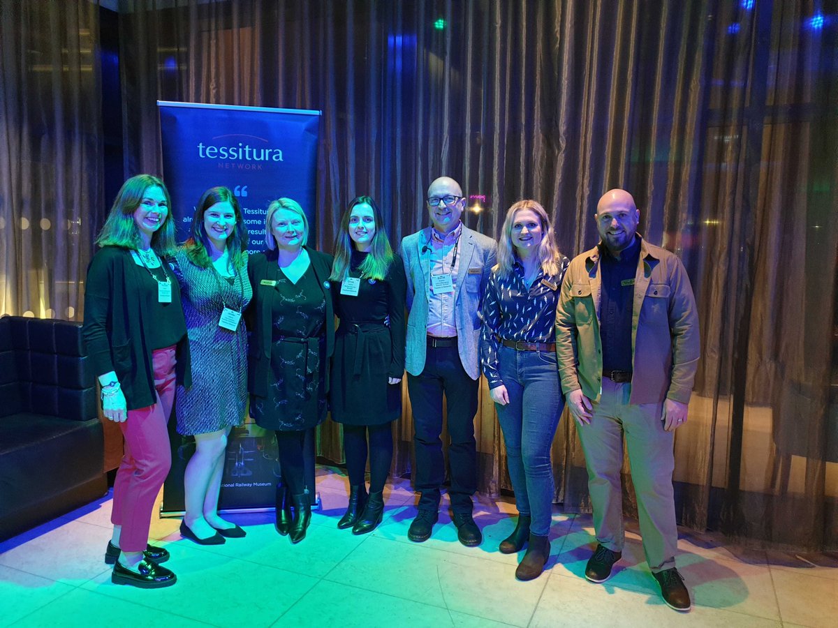 tessnetwork's tweet photo. Our team is at #TPC2022 this week in Birmingham, connecting with UK #ticketing professionals and looking forward to the inspiring discussions that will evolve over the next two days. Things kicked off tonight with the Tessitura First-timers &amp; VIP Reception. #TogetherAtTPC https://t.co/h9wWwfJ3iD