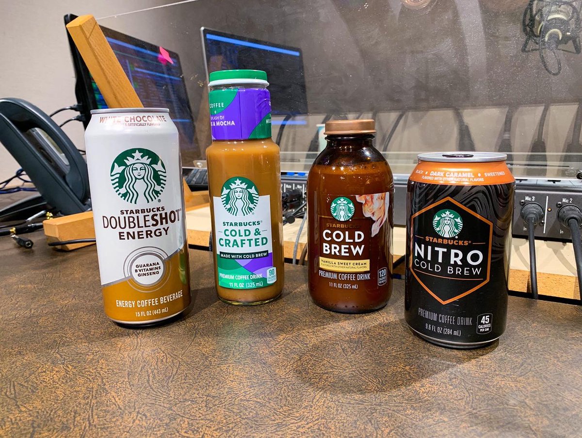 ptb_live's tweet photo. BTS of Grab n Grove’s 3rd episode! Next week you’ll find out what we think of these Starbucks drinks ☕️ Do you like coffee?! 
•
•
•
•
•
@uop_comm @uopstudentlife #ptblive #pacifictigerbroadcasting #universityofthepacific #uop #uopacific #gotigers #radio #broadcasting https://t.co/JFLAfUpqPJ