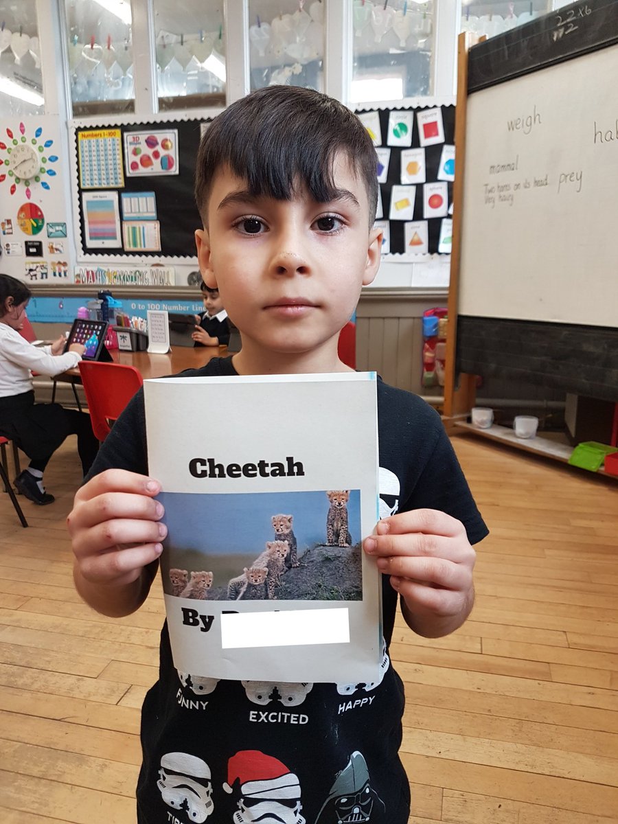 P3LorneStreet's tweet image. This clever boy created a non-fiction book about Cheetahs with a little help from #kiddle and #bookcreator! 📗🐆 #proudteacher #literacyforall #ict #eal @lornestreet @LorneStreetEAL