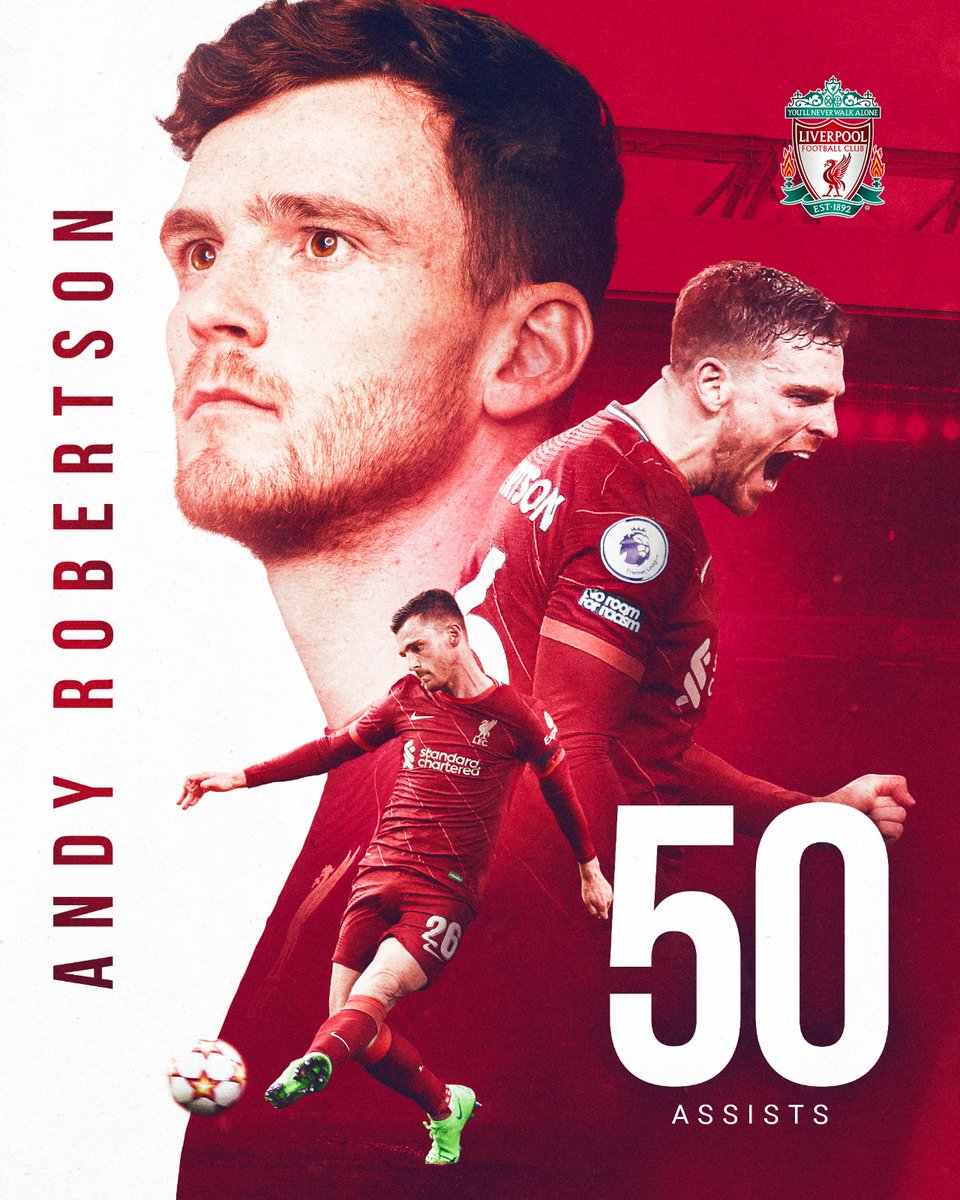 LFCCameroon's tweet photo. Robbo bringing up 5️⃣0️⃣ Reds assists 🤩

𝙒𝙝𝙖𝙩. 𝘼. 𝙋𝙡𝙖𝙮𝙚𝙧. 👏 https://t.co/dqLyFE1FDX