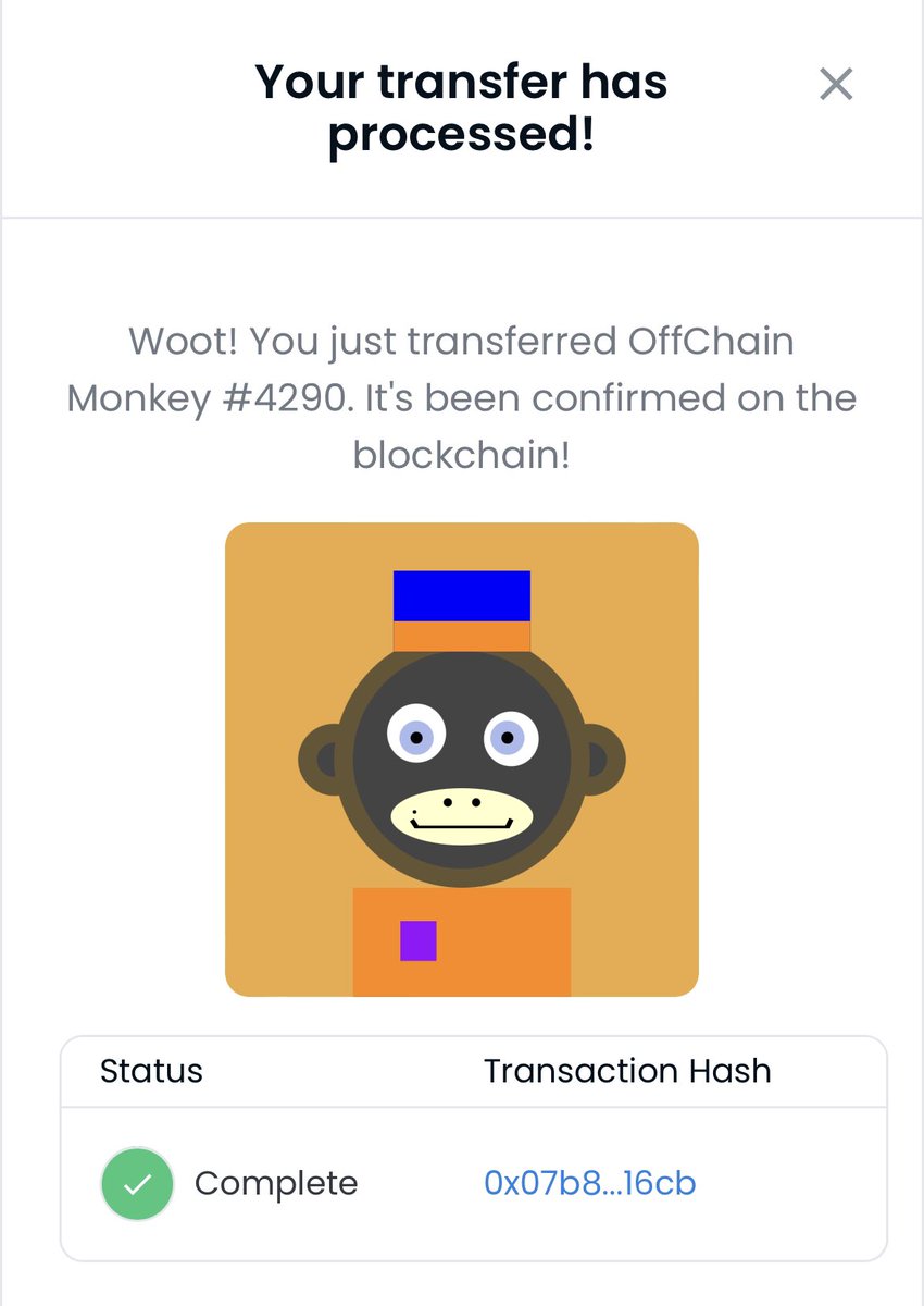 OCMGenSister's tweet photo. Hey 🐒
@A_T_O_M_NFT
Nice @OCMGenSister #maticnft #ocmsis #offchainmonkey
https://t.co/aH42RkG41F https://t.co/RxoHnuLkOA