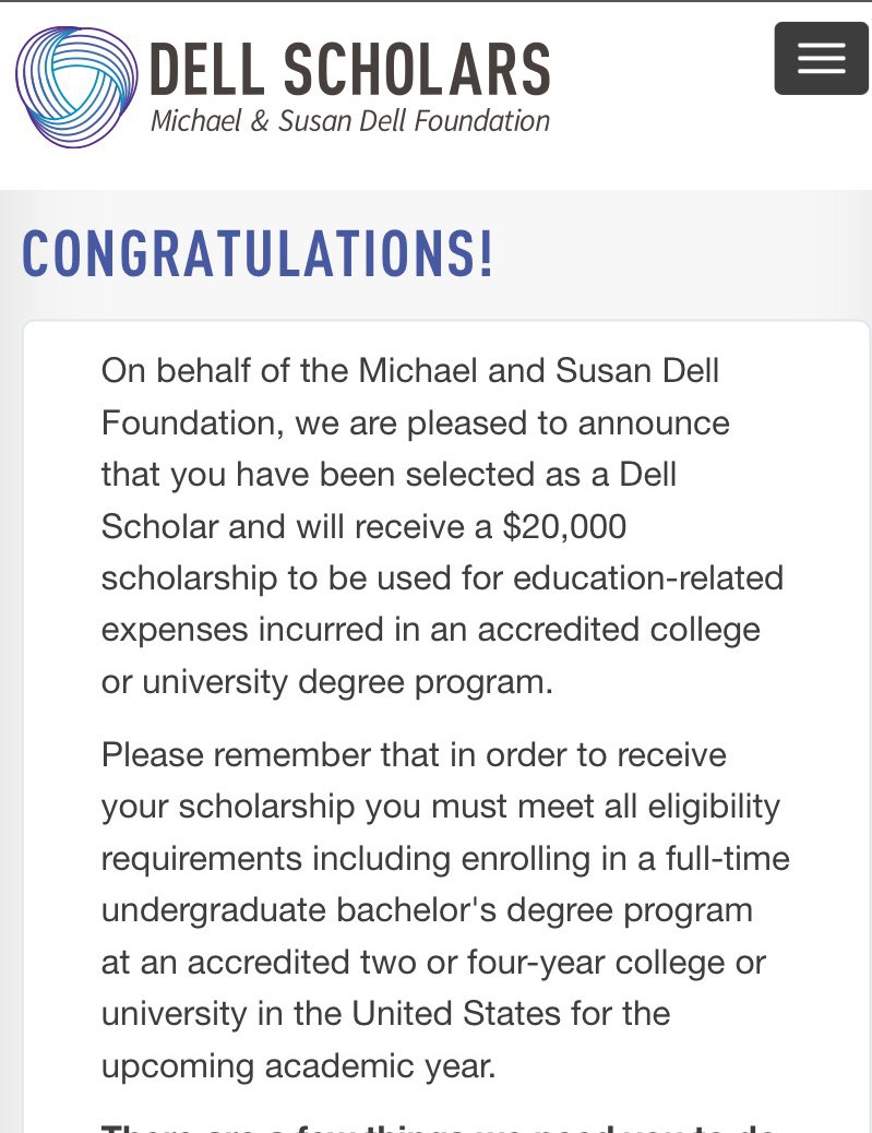 ARMWOODHSAVID's tweet photo. Congratulations, Samuelle! Your @Armwood_HS family and AVID family are so proud of you for being selected as a Dell Scholar! #dellscholar @HCPS_AVID @AVID4College #collegedreams @DellScholars https://t.co/qk4ZyMlkzG