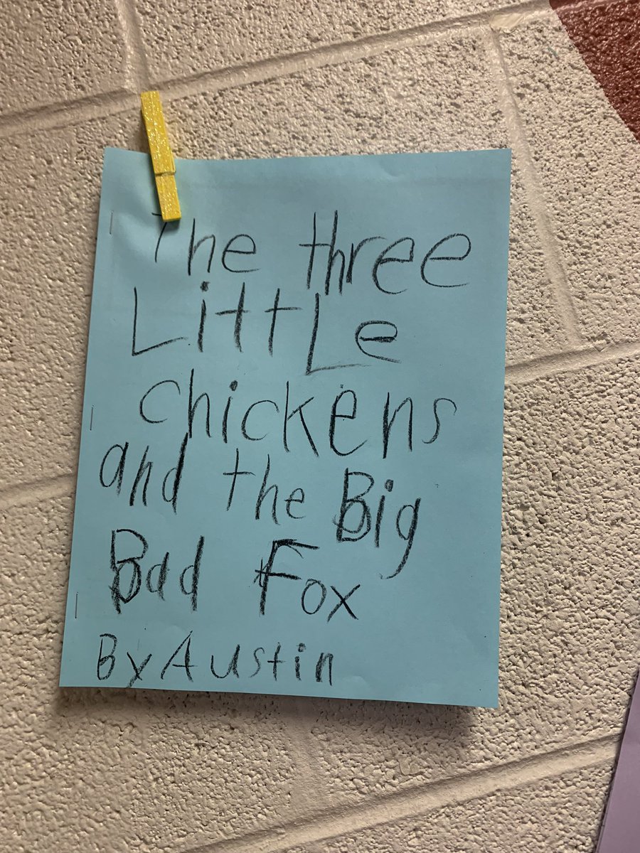 My students made their own fractured fairy tales. They did an amazing job! 😊 <a href="/CENT_Tweets/">Centennial Panthers</a>