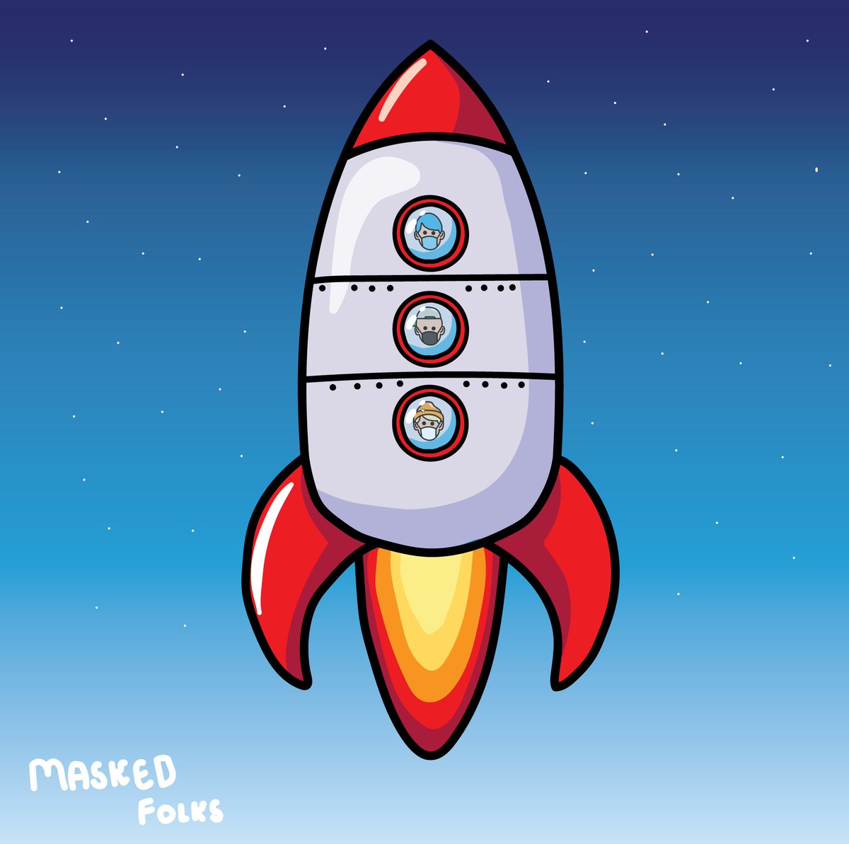 Get ready to travel into Maskverse 🚀⚠️

We will drop a Discord link tomorrow, so get your notification 🔔's on!

Interactions with this tweet will be considered for whitelist 😷
#NFTDrop #NFTCommunity #NFTs #NFT #NFTdrops #nftart #NFTartist #ETH