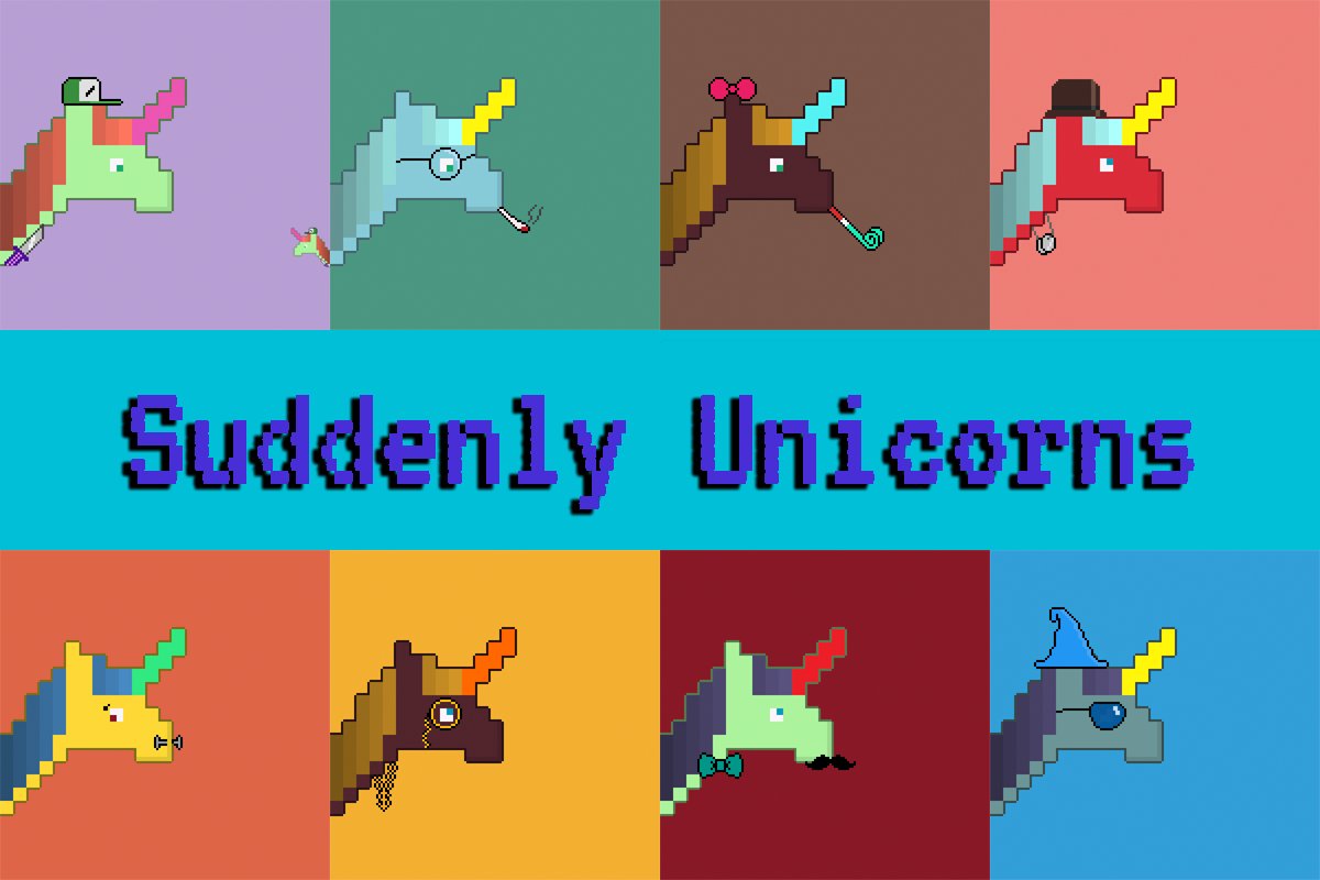 SuddUnicornsNFT's tweet photo. Suddenly Unicorns is dropping tomorrow at 17.00 UTC
⚡️🦄 ⚡️

You can mint your tokens on https://t.co/zjroPVCgql

Apologies for the generic message, we are just tired of that nigiri stuff.

#NFT #NFTs #NFTCommunity  #NFTCollection #NFTcollectibles #NFTProject #nftart #NFTdrops https://t.co/l9THnXtb5p
