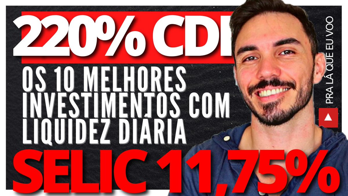 danctor's tweet photo. Selic subiu para 11,75%. Acompanhe o vídeo para saber quais as melhores opções de investimento hoje!
#selic #rendafixa #melhoresinvestimentos https://t.co/QEh5brUPik
