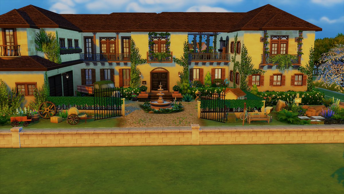 flyingmops's tweet photo. I've build a farmhouse in Tartosa. My ID is Flyingmops #TheSims4  #TheSims4MyWeddingStories  #showusyourbuilds #thesimmerssquad #thesims4gallery https://t.co/1aJNgMbfsE