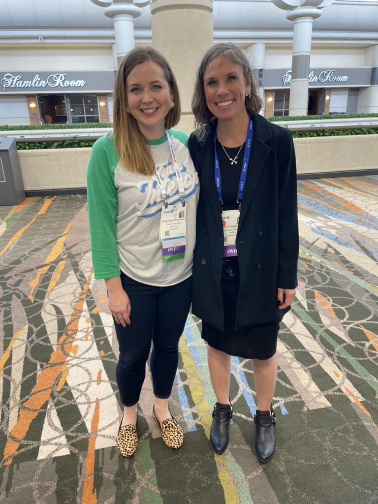 KAWickenhauser's tweet photo. The energy was real at #HIMSS22! Congrats to @HIMSS for pulling off two events in seven months. A special shout out to @Christina_HIT for being a rockstar! Loved the #InteropShowcase and programming this year 🤩#WHIT #WomenInHealthIT #WomenInInterop https://t.co/XvxWHQ1UGH
