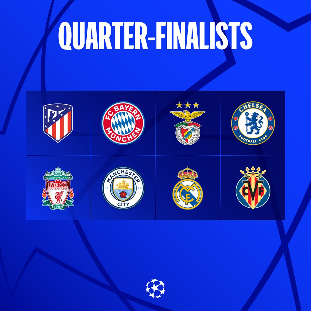 Daftar Tim Yang Lolos Perempat Final Liga Champions 2021-2022