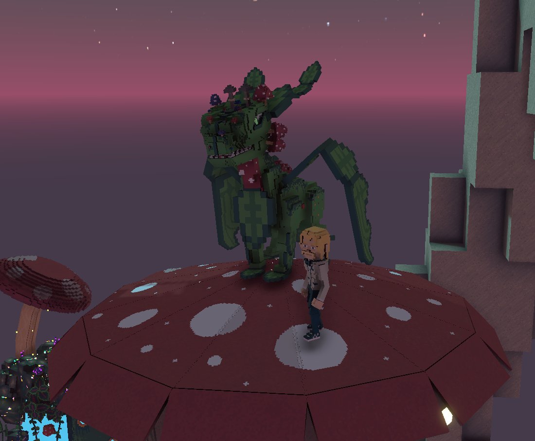 CryptoBerkan's tweet photo. @TheSandboxGame I just participated in the daily #SandboxAlphaS2Contest for a chance to earn up to 1,000 $SAND! Starting March 15 - Selfie with the mushroom dragon. Check out my screenshot below! 👇 #SandboxAlphaS2 https://t.co/epwGPg1pOw