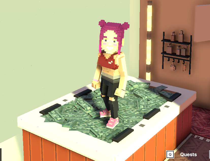 MetaverseKaren's tweet photo. @TheSandboxGame I just participated in the daily #SandboxAlphaS2Contest for a chance to earn up to 1,000 $SAND! Starting March 16 - Take a money bath in Snoop Dogg Mansion. Check out my screenshot below!
👇 #SandboxAlphaS2 https://t.co/78liAIsqOa