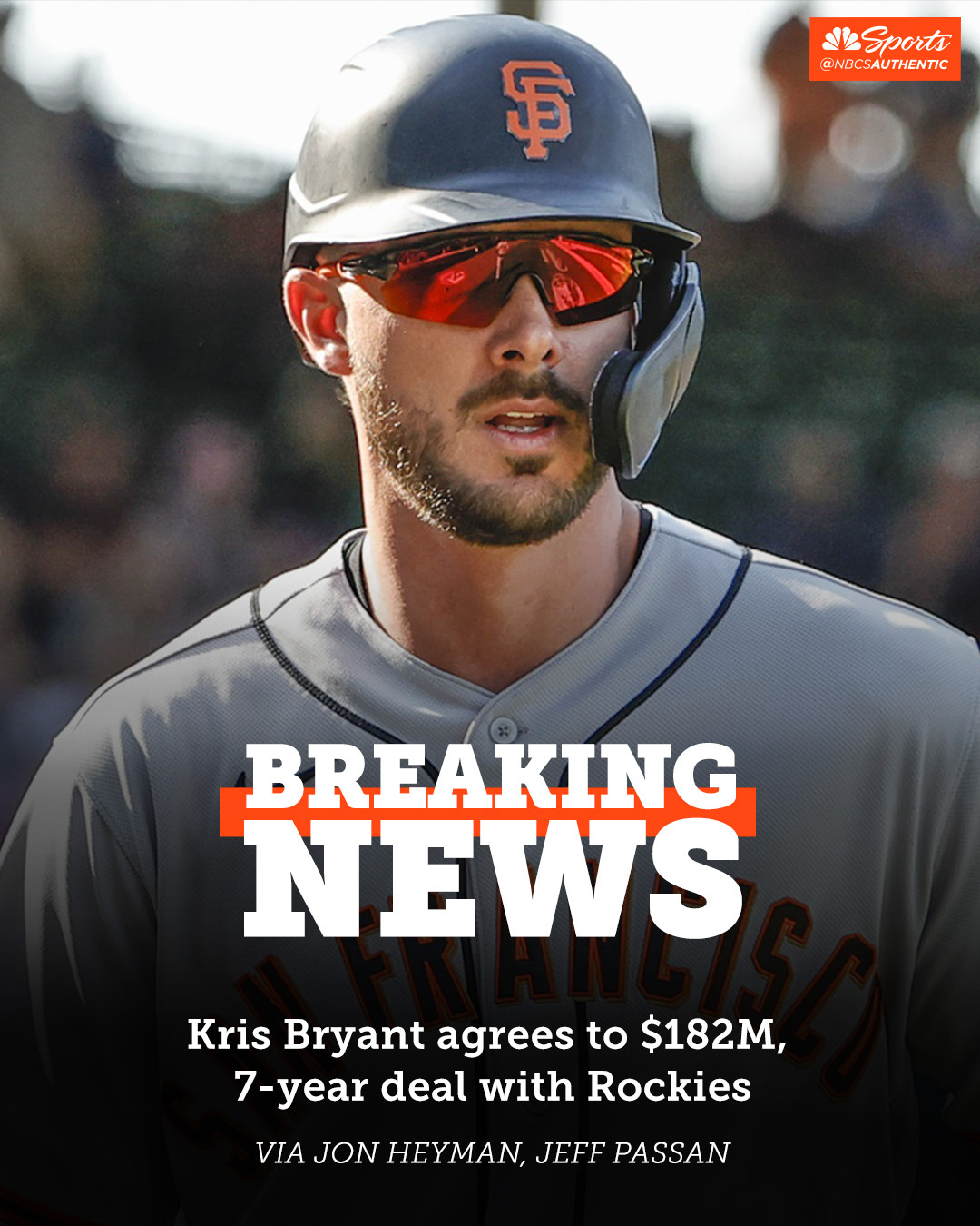 SF Giants on NBCS on Twitter: WELCOME TO SAN FRANCISCO KRIS BRYANT   / X