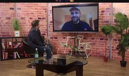 Sebastian Koseda (@sebkoseda) on Twitter photo Two weeks ago I spoke about my debut show Silk to Silicon on Nottingham TV.
I was in a hotel at the time just after the Exhibition launch and had drank 6 cups of complimentary Nescafé Gold. The show is on till the 27th, would be great to see you! Two weeks ago I spoke about my debut show Silk to Silicon on Nottingham TV.
I was in a hotel at the time just after the Exhibition launch and had drank 6 cups of complimentary Nescafé Gold. The show is on till the 27th, would be great to see you!